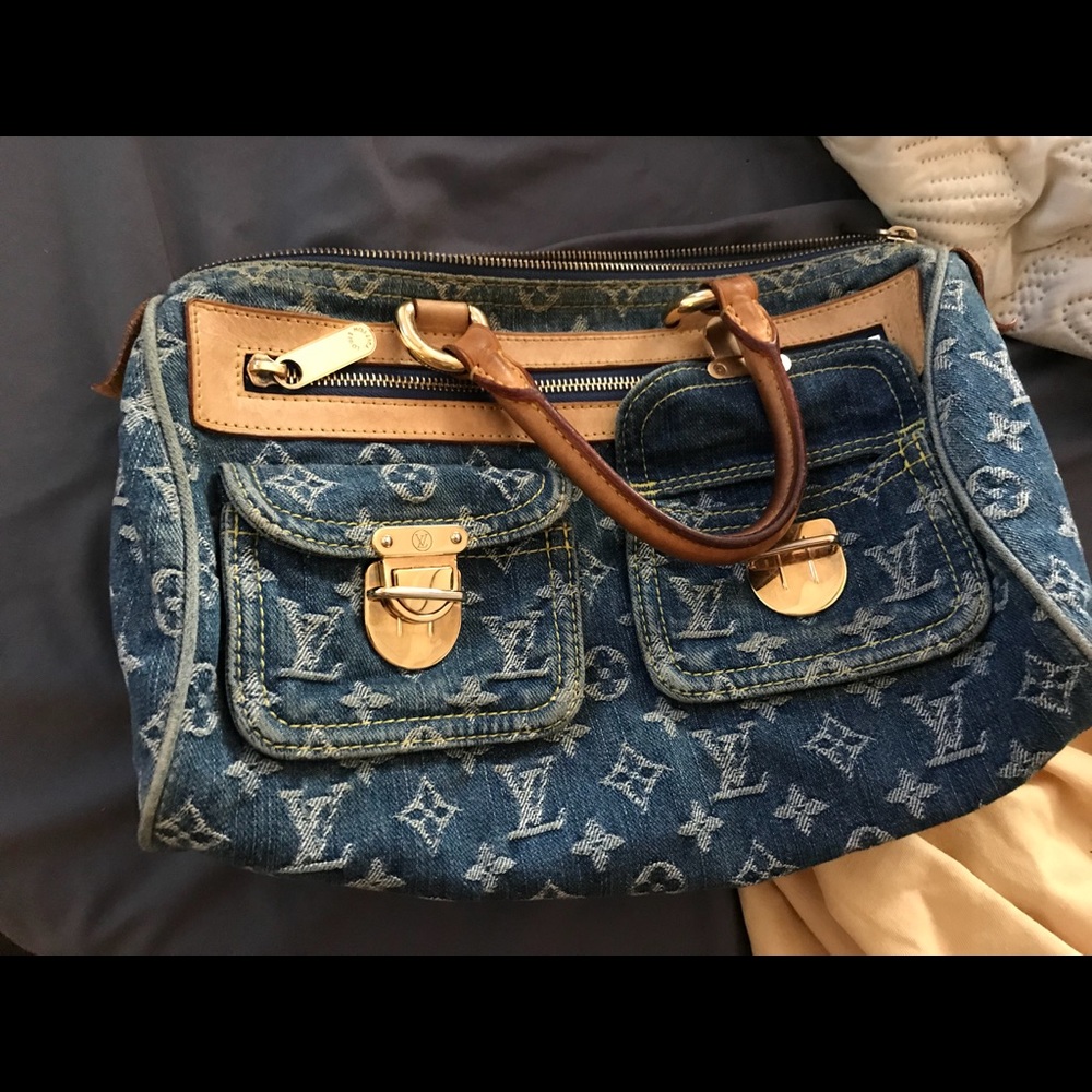 Louis Vuitton denim small bag